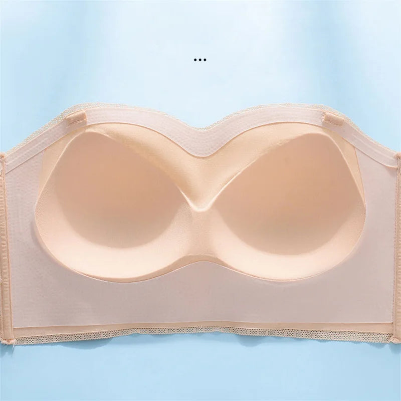 Push Up Bra Front Closure Strapless Underwear