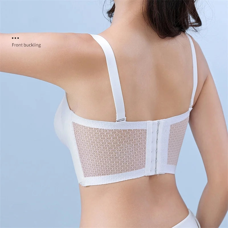 Push Up Bra Front Closure Strapless Underwear